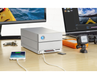LaCie 2big Dock 8TB Thunderbolt 3 Biały - 397994 - zdjęcie 2